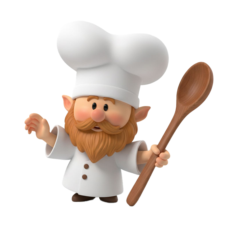 Mascota Chaneque Chef de Los Chaneques